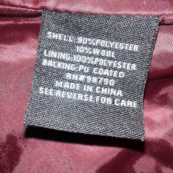 Dollhouse Outerwear Hood Coat Plaid Black white purple liner Maude size Medium - Picture 5 of 8